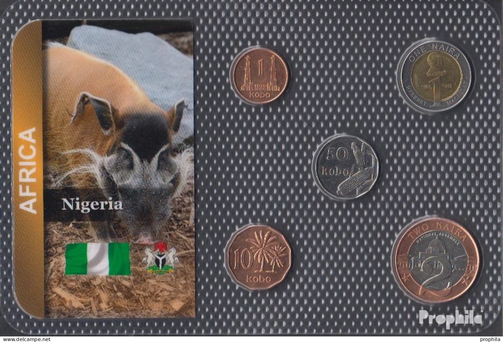 Nigeria Stgl./unzirkuliert Kursmünzen Stgl./unzirkuliert Ab 1991 1 Kobo Bis 2 Naira - Nigeria