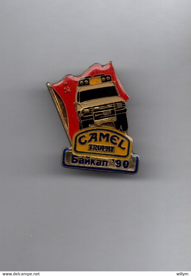 Pin's Rallye Camel - Trophy (Russie Baïkal 90) époxy - Car Racing - F1