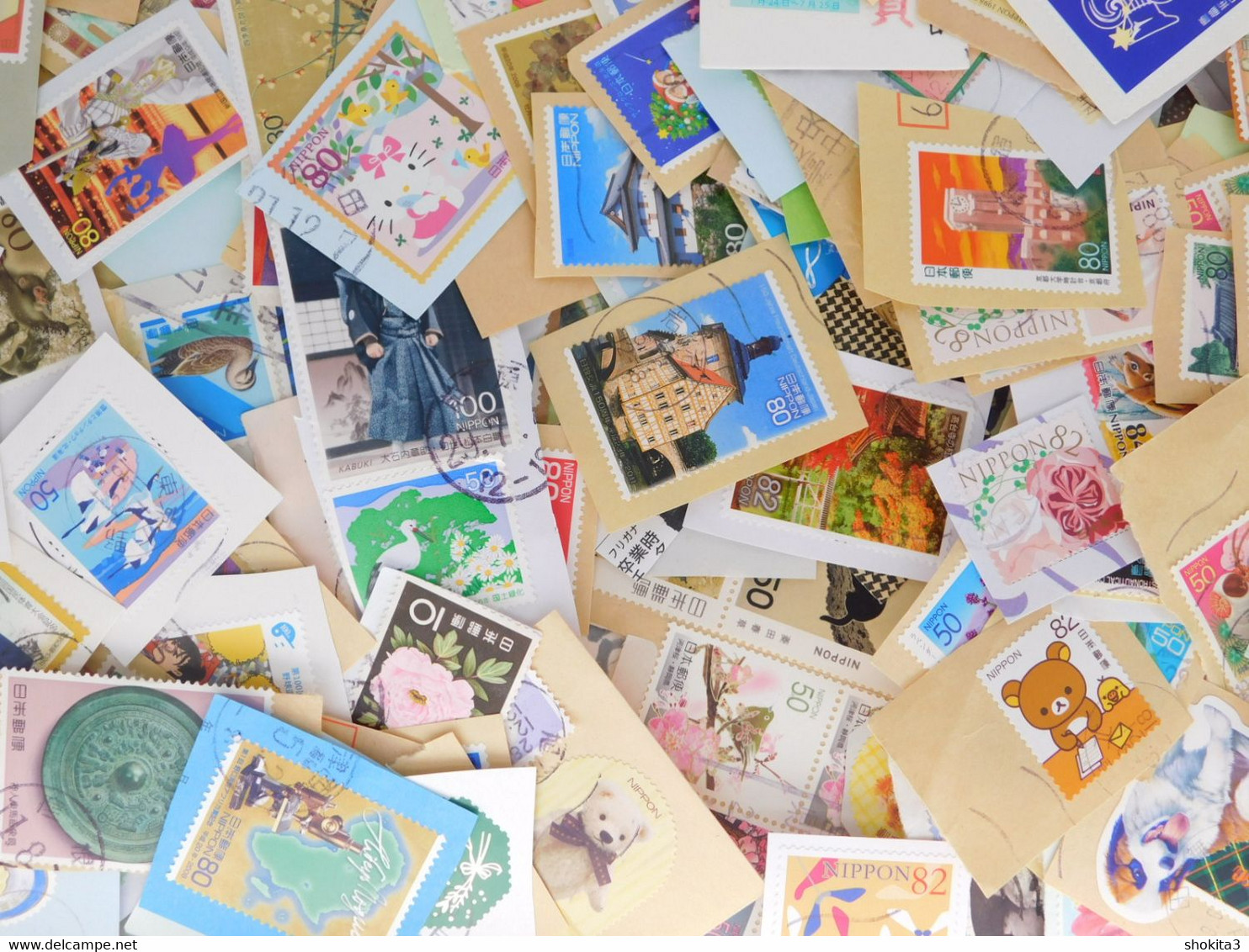 STAMP JAPAN ［70g］ Commemoratie lot ON paper philatelic collection kiloware