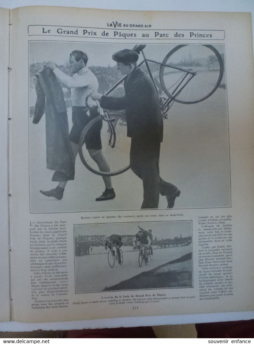 Paris Roubaix Cyclisme Avril 1905 Automobile Traversée De L'Algérie Pneu Continental Cycliste - 1900 - 1949