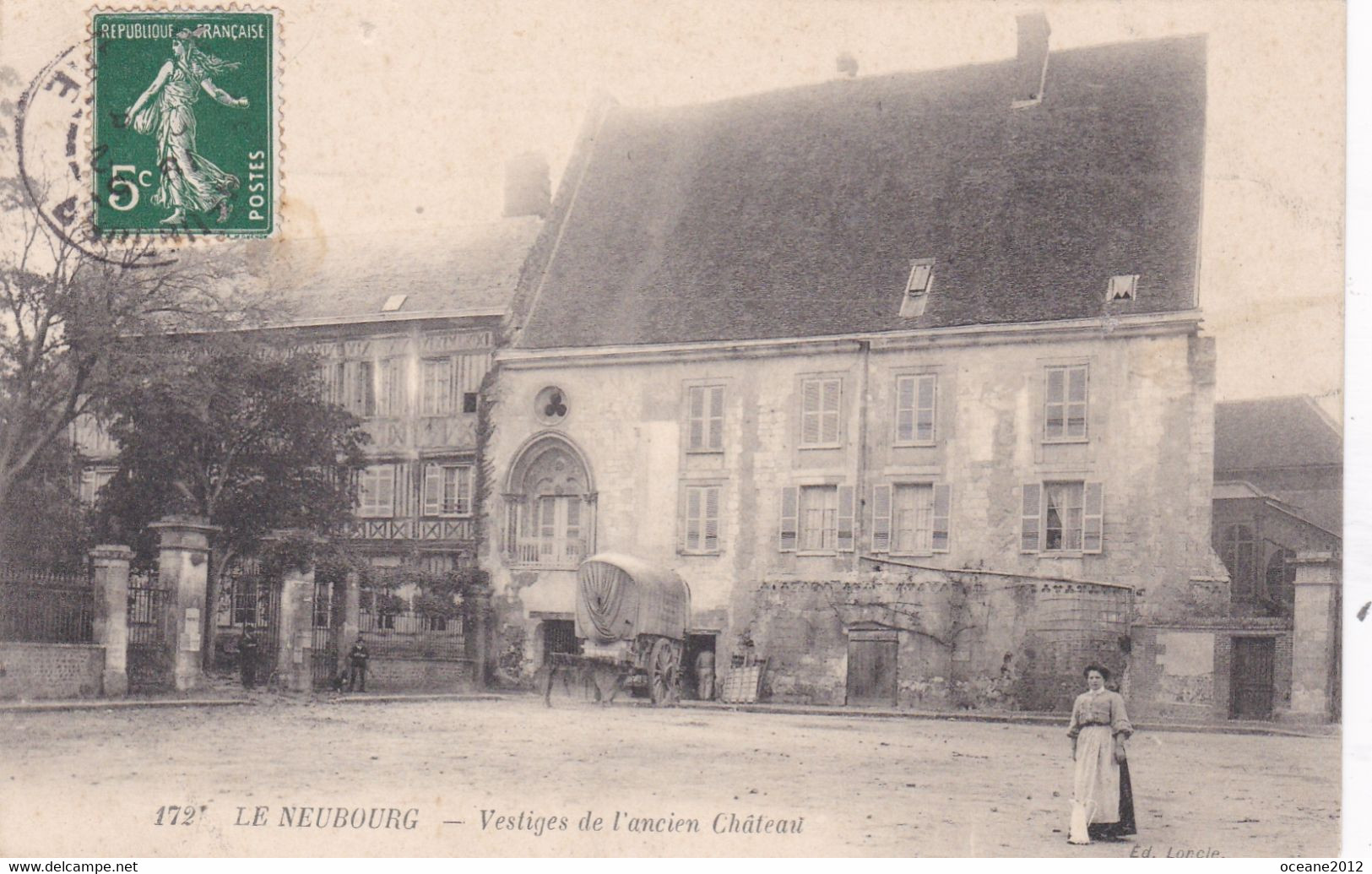 27 Le Neubourg. Vestiges De L'ancien Chateau - Le Neubourg