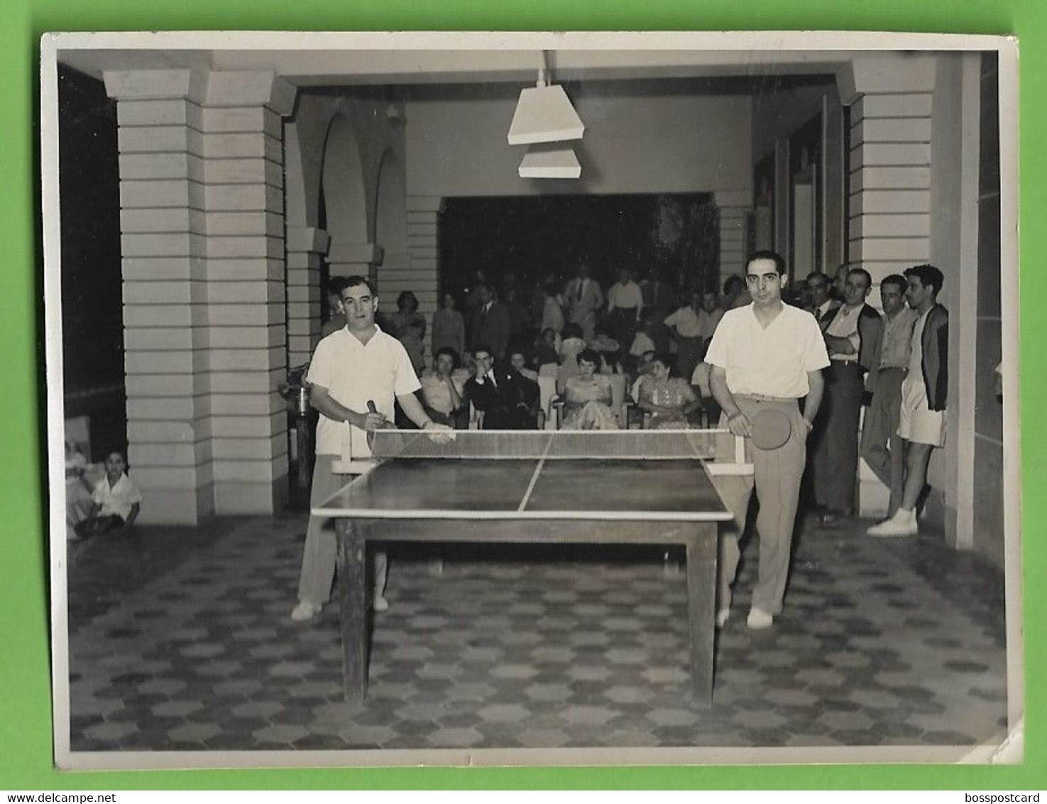 Portugal - REAL PHOTO - Jogadores De Ténis De Mesa - Tennis De Table - Table Tennis - Tafeltennis