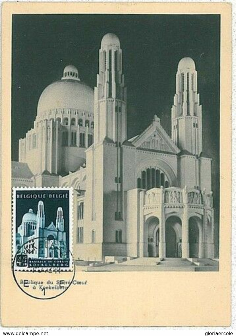 14680 - BELGIUM - POSTAL HISTORY -  MAXIMUM CARD   1952  ARCHITECTURE - 1951-1960