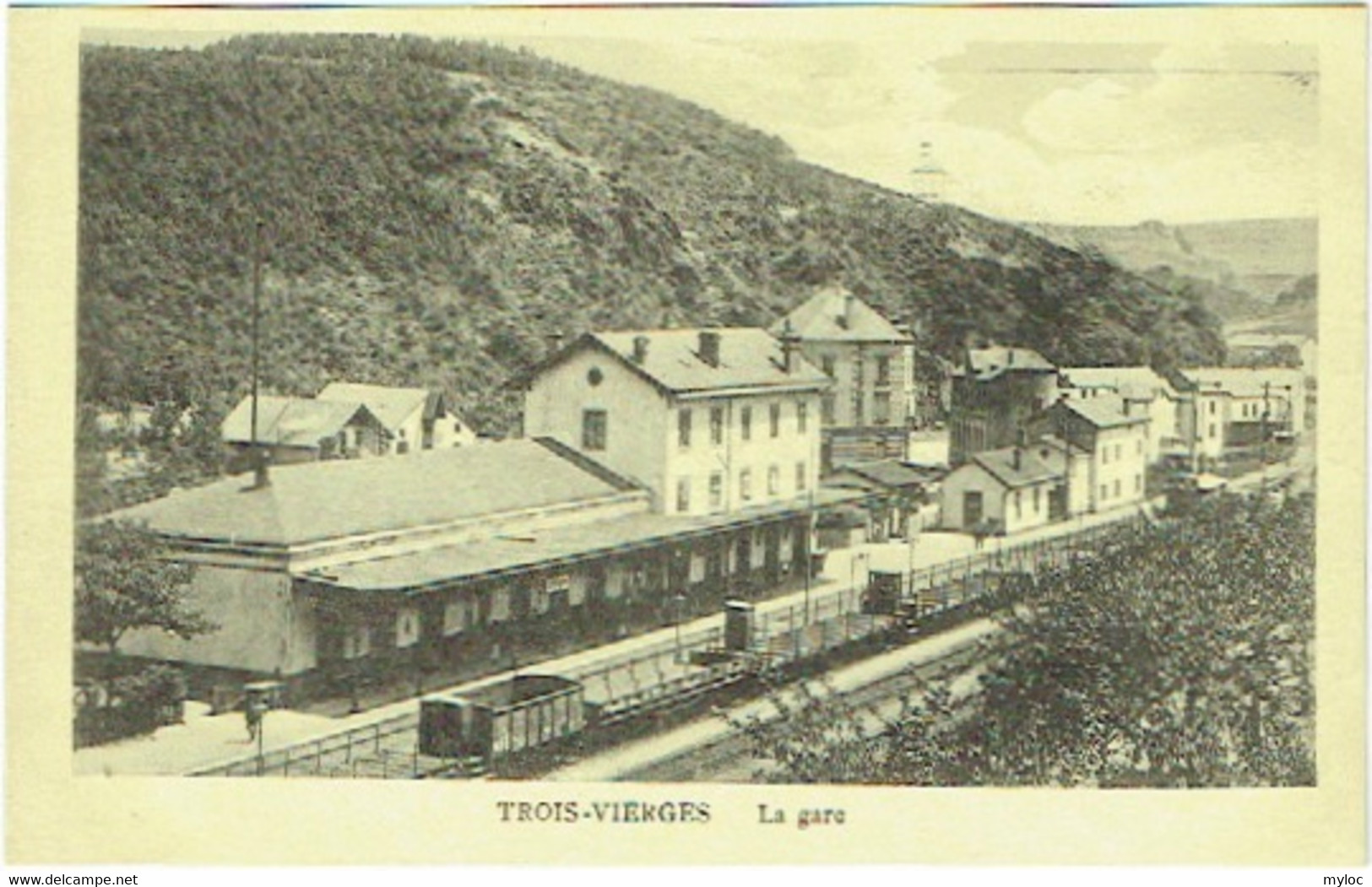 Luxembourg. Troisvierges/Trois-Vierges. La Gare. - Troisvièrges