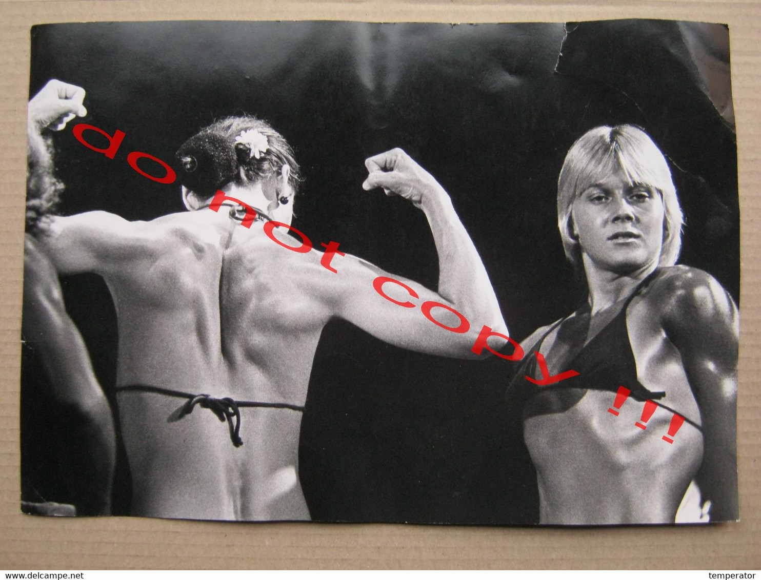 Bodybuilding - Women ... ( Copyright BARRY KAY ) / Photo 36,4 X 25,1 Cm - Halterofilia