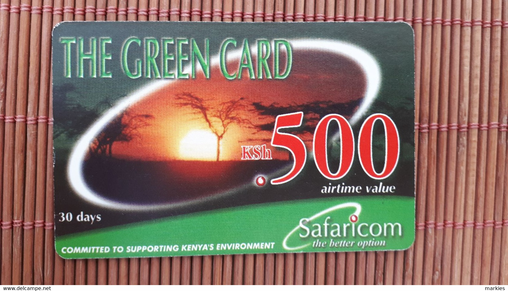 Prepaidacrd Kenia KSH 500 Used Rare - Kenia