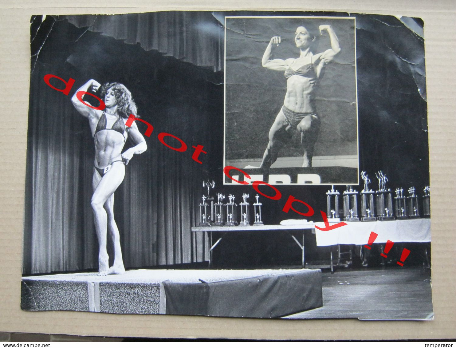 Bodybuilding - Women ... ( Copyright BARRY KAY ) / Photo 36,5 X 27,5 Cm - Weightlifting