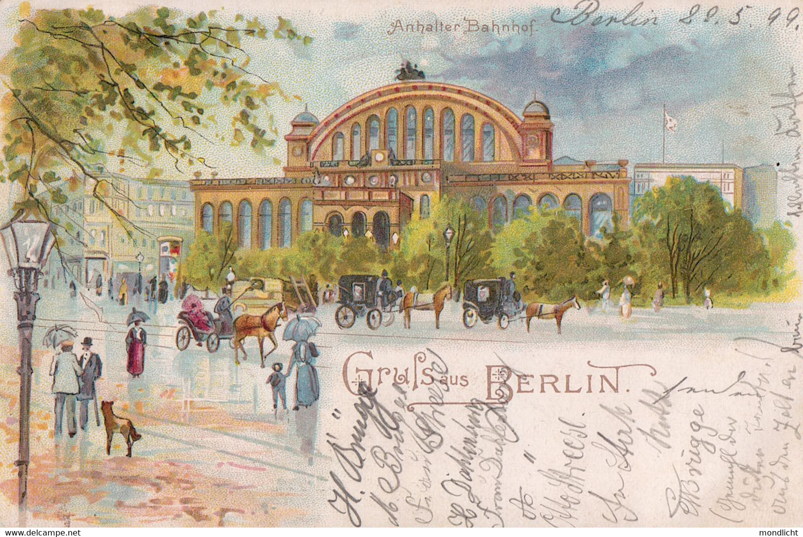 Gruss Aus Berlin. Anhalter Bahnhof. 1899. - Kreuzberg