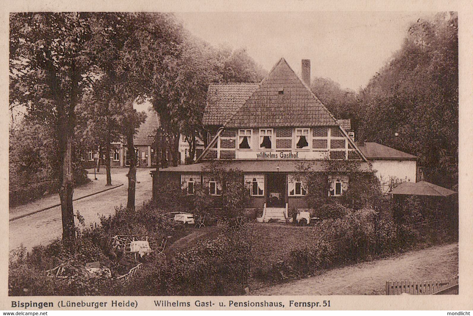 Bispingen (Lüneburger Heide). Wilhelms Gast- Und Pensionshaus. (Wilhelms Gasthof). - Soltau