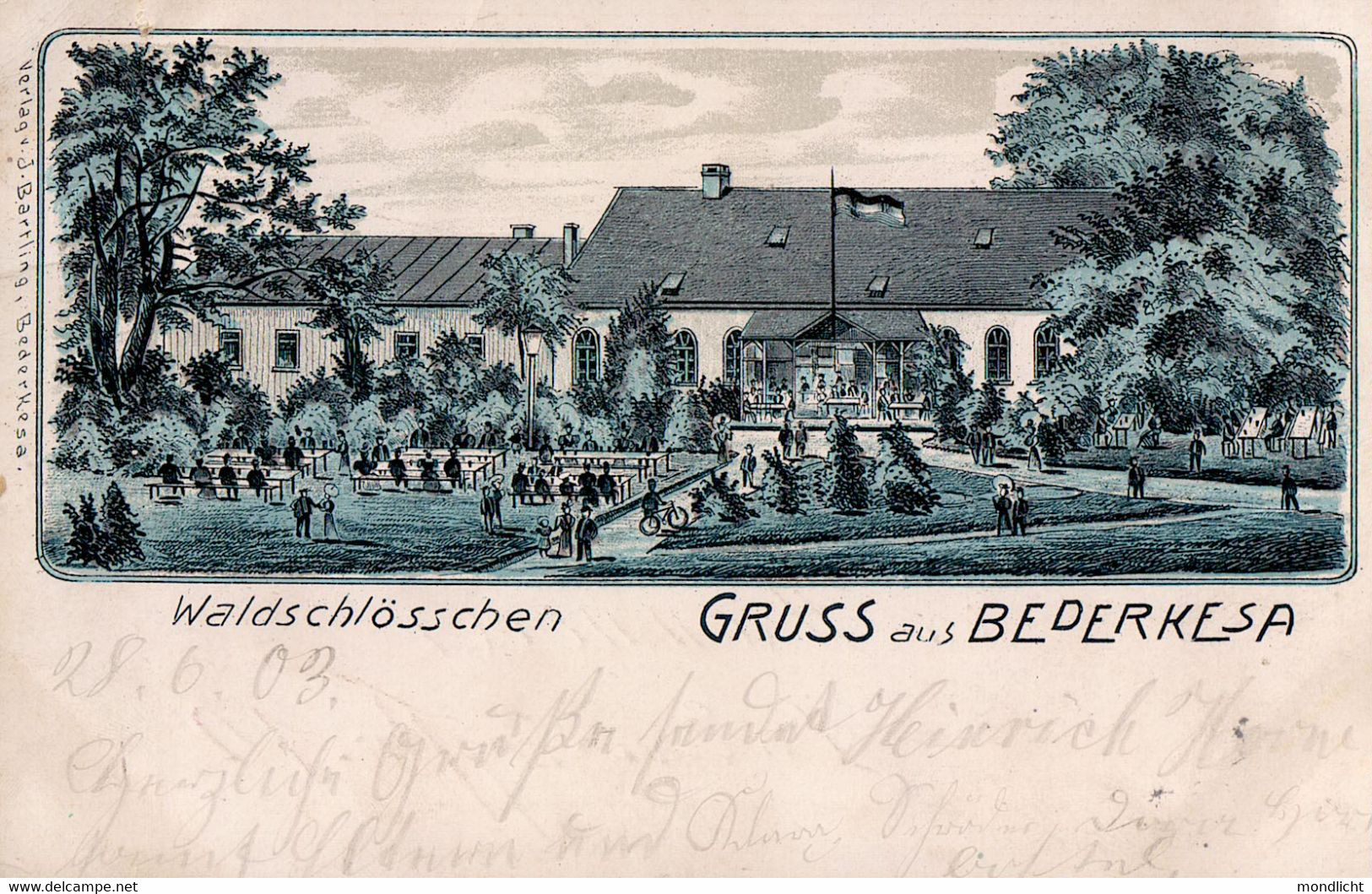Gruss Aus Bederkesa, Waldschlösschen. 1903. - Bad Bederkesa