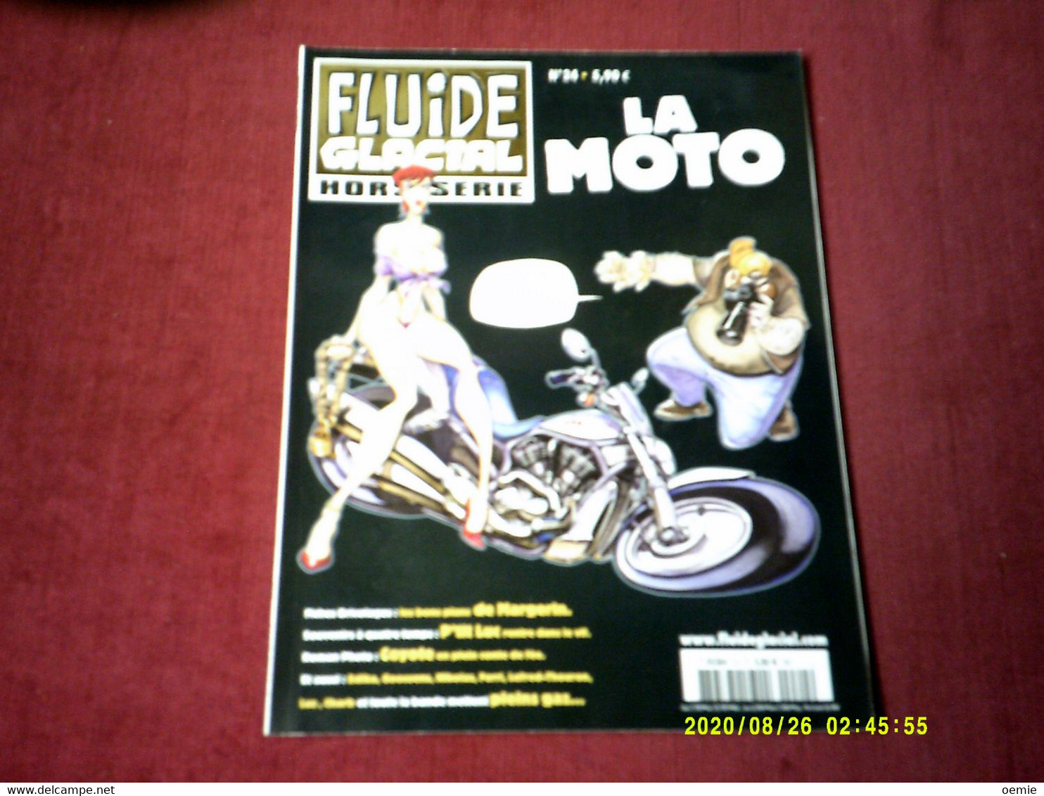 FLUIDE GLACIAL N° 24   HORS SERIE LA    MOTO - Fluide Glacial