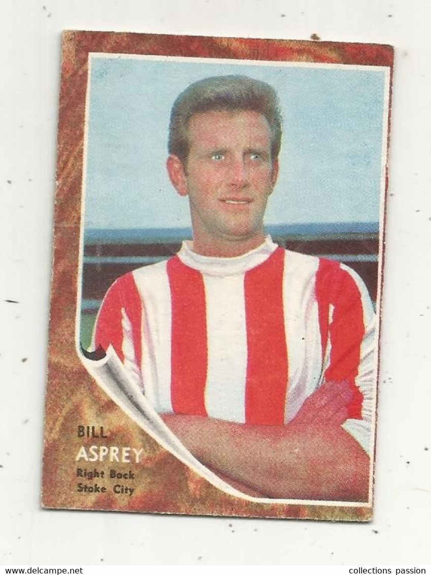 Trading Card , A&BC , England , Chewing Gum , Serie : Make A Photo , Année 60 , N° 106 , BILL ASPREY , Stoke City - Trading Cards