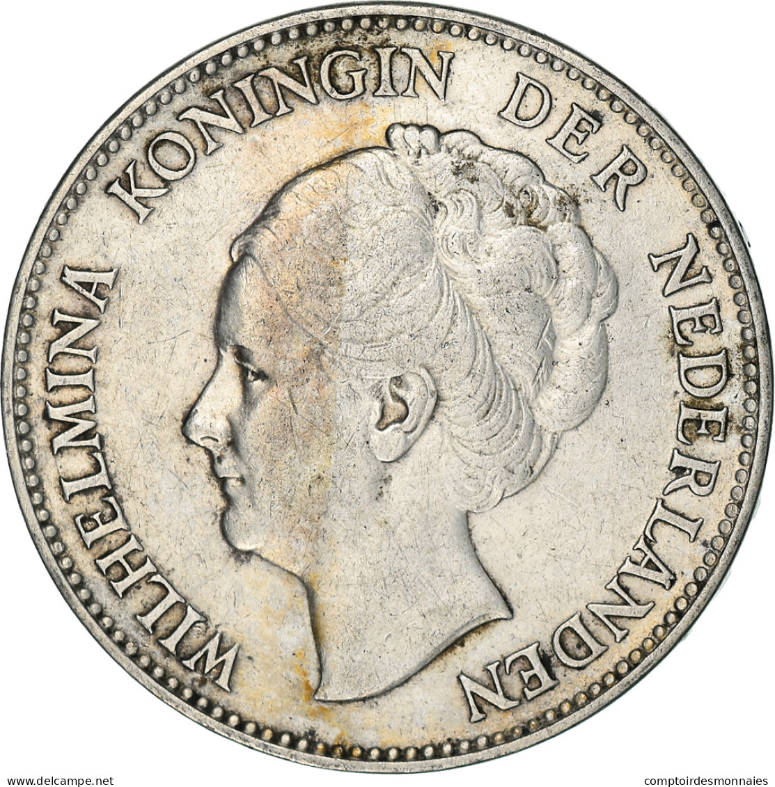 Monnaie, Pays-Bas, Wilhelmina I, Gulden, 1923, TTB, Argent, KM:161.1 - 1 Gulden