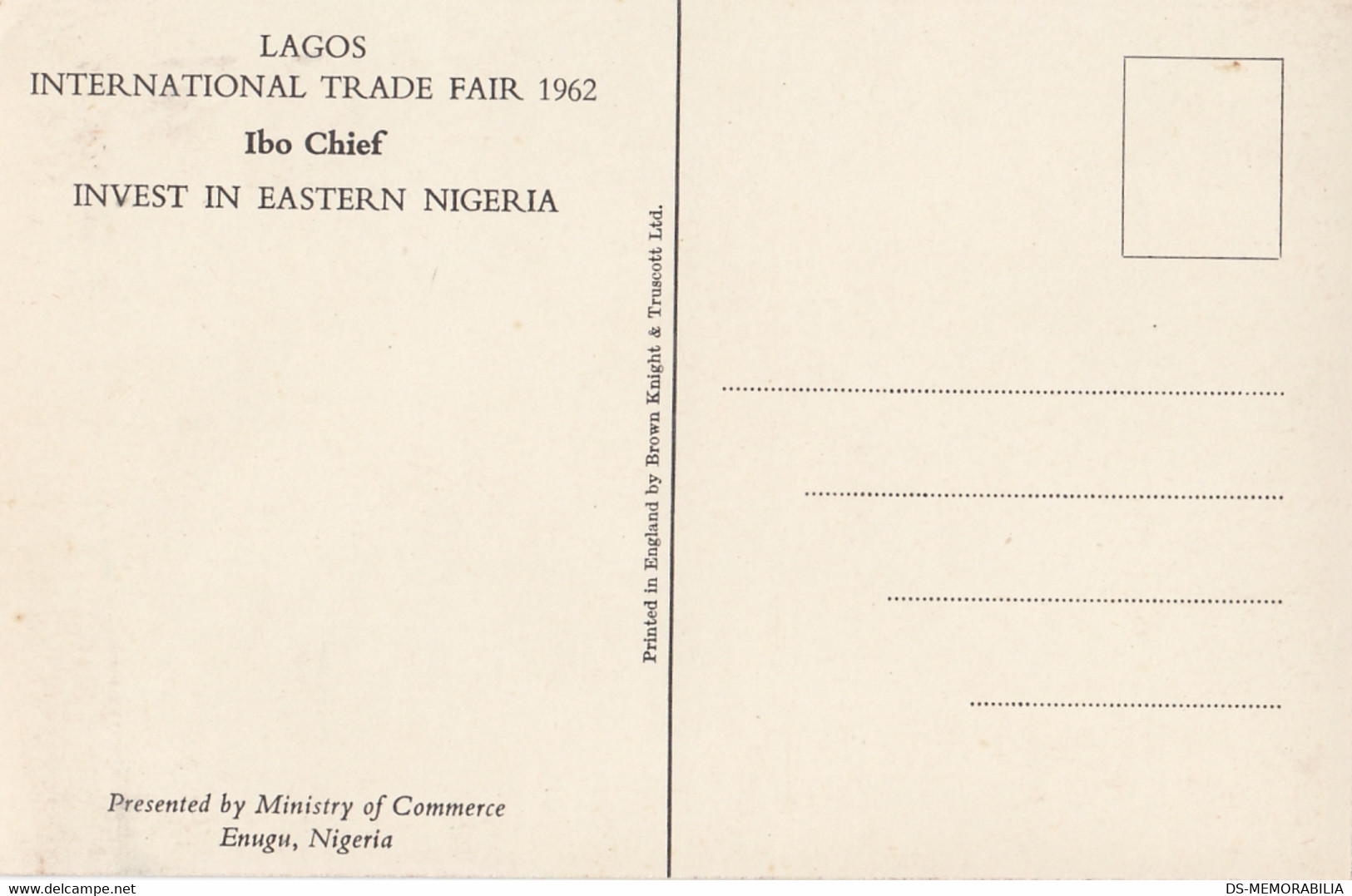 Nigeria Lagos International Trade Fair 1962 - Nigeria