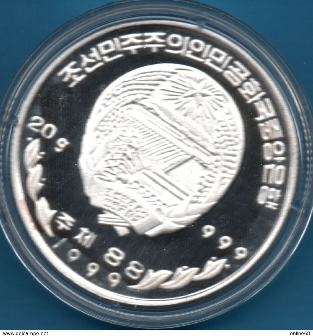 KOREA NORTH DPR 5 WON 1999 Argent 999‰ Silver  PROOF HISTORY OF SEAFARING PERIOD. 918-1392 - Korea (Nord-)