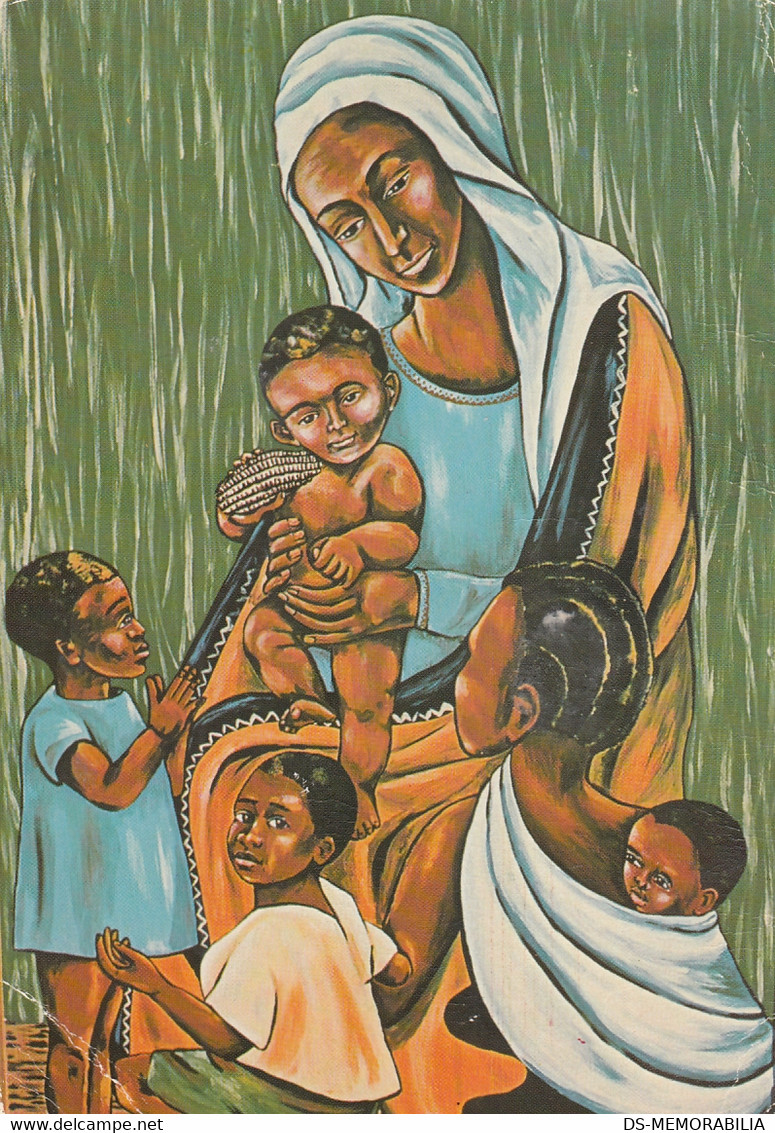 Zambia - Chibombo , Holy Mary Virgen Vierge Madonna 1980 - Sambia