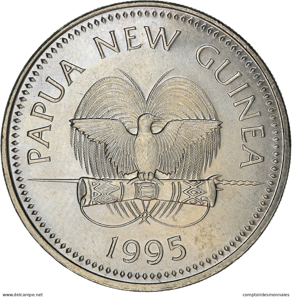 Monnaie, Papua New Guinea, 20 Toea, 1995, Royal Canadian Mint, SPL - Papua-Neuguinea