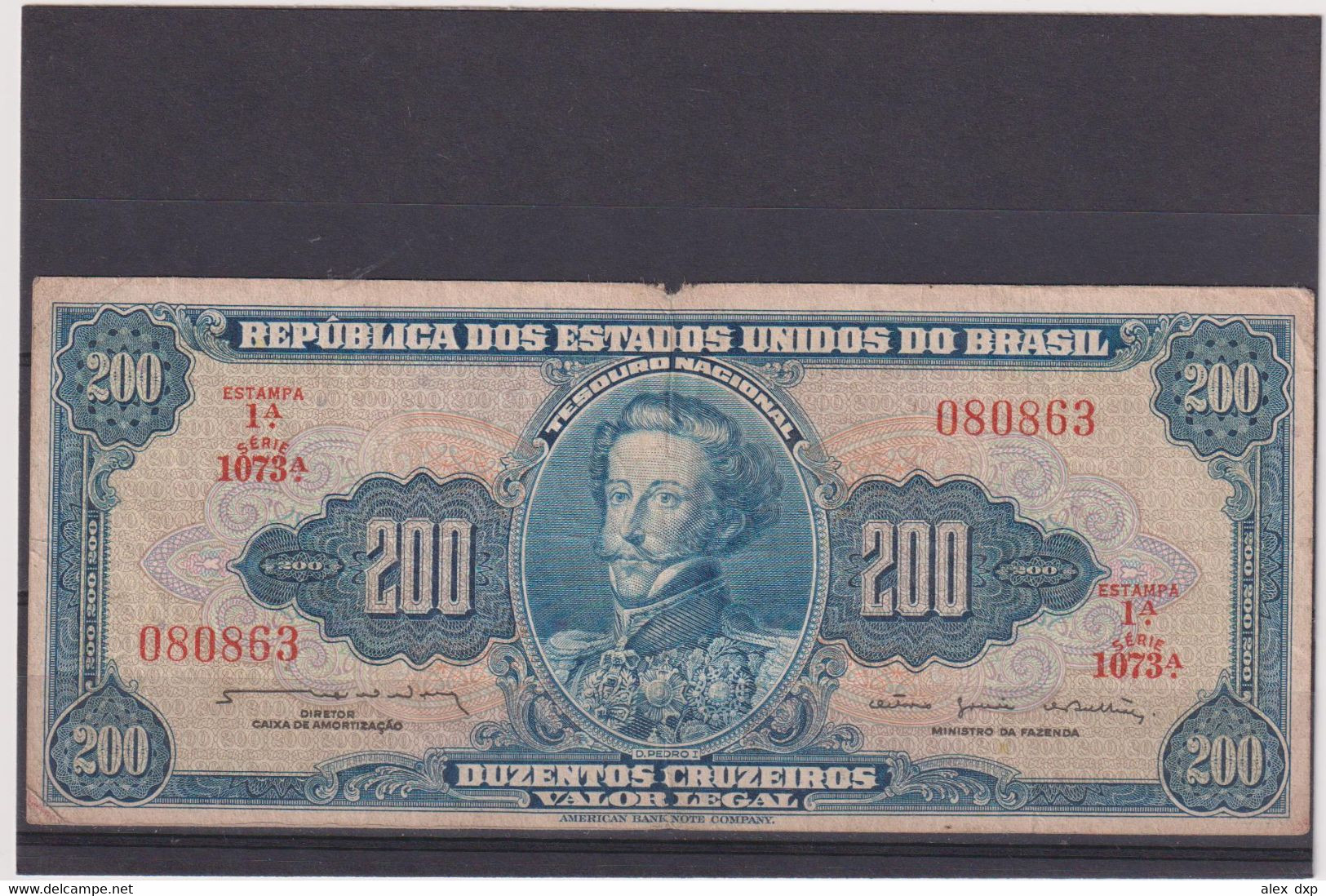 BRASIL P171b, 200 CRUZEIROS ND1964 - Brazil