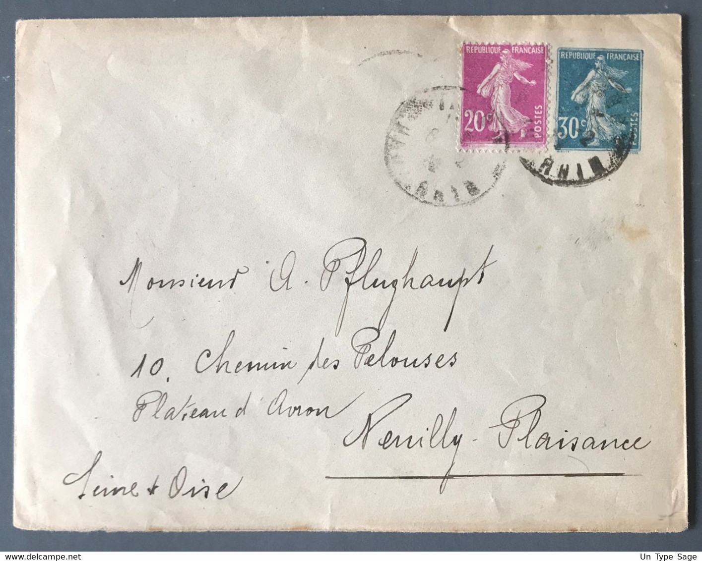 France Entier N°192-E1 - Sans Date - Voyagé- (B3403) - Standard Covers & Stamped On Demand (before 1995)