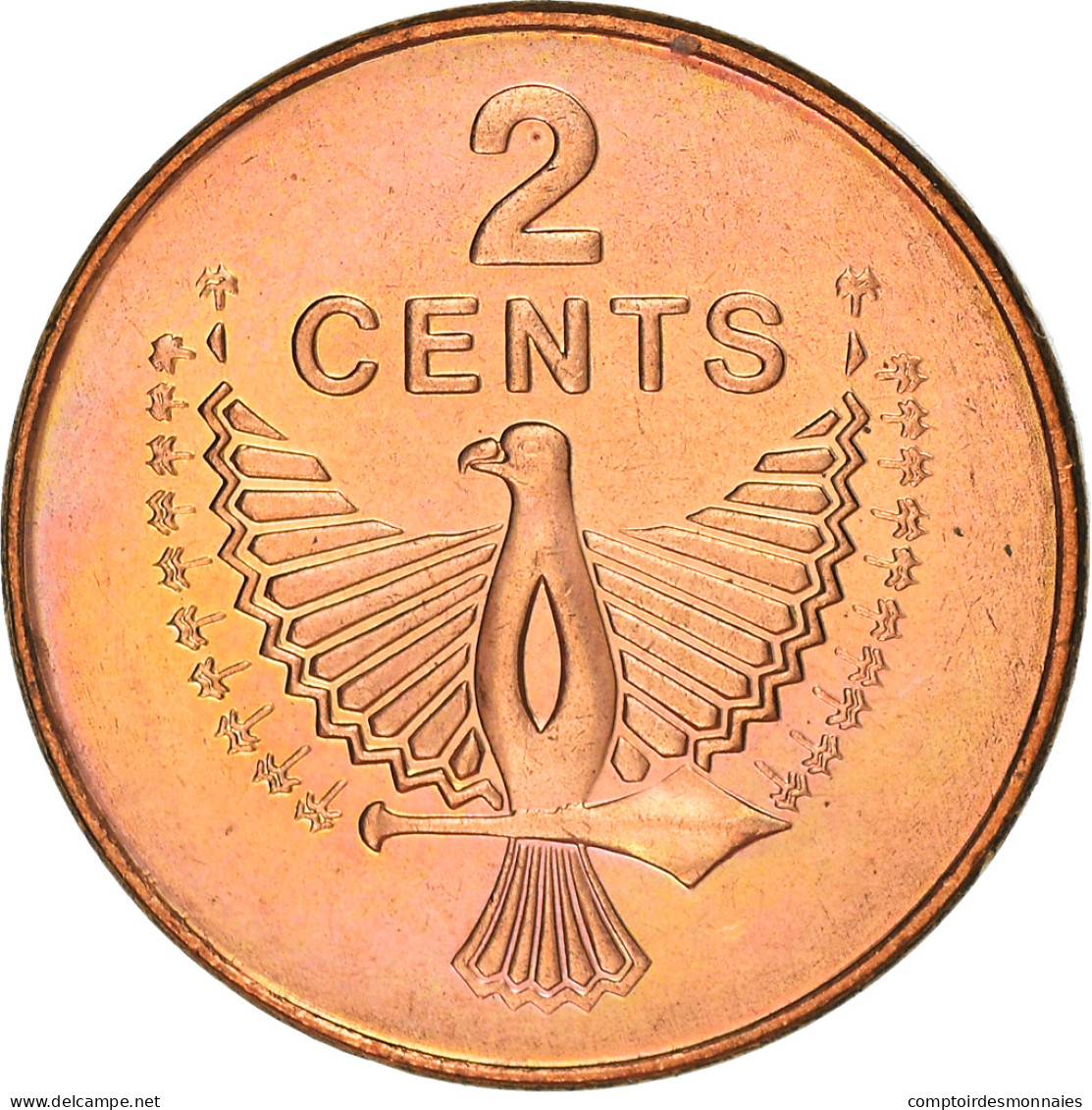 Monnaie, Îles Salomon, Elizabeth II, 2 Cents, 1996, British Royal Mint, SPL - Solomon Islands