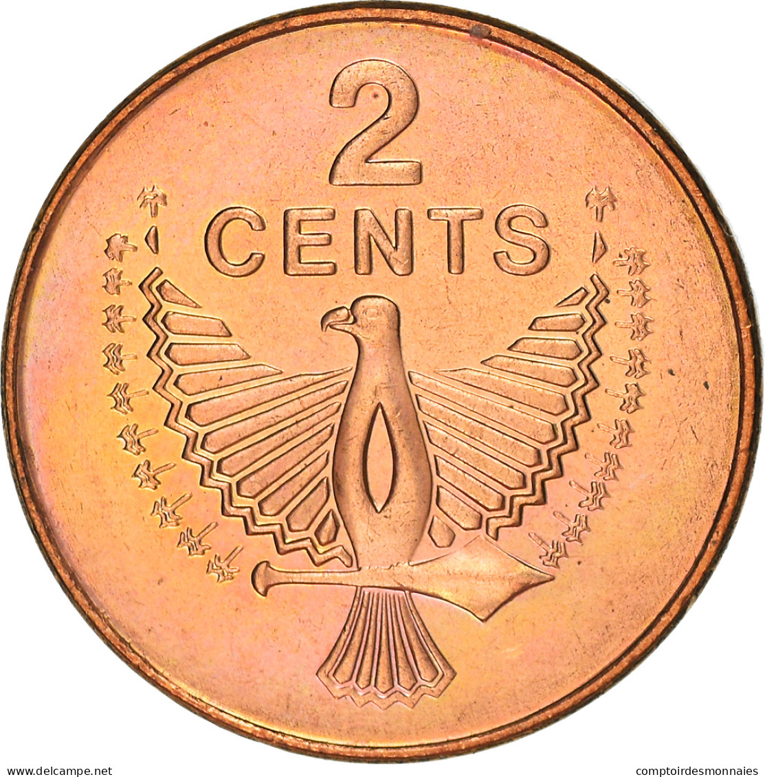 Monnaie, Îles Salomon, Elizabeth II, 2 Cents, 1996, British Royal Mint, SPL - Salomonen