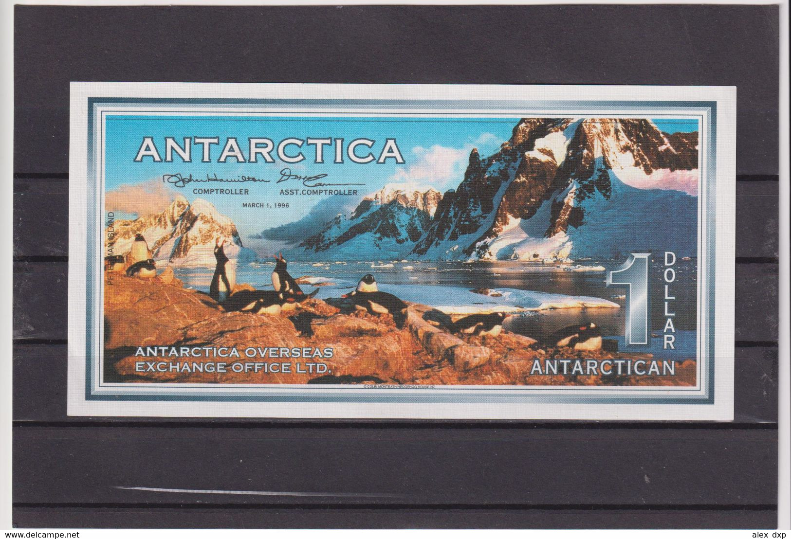 ANTARCTICA 1996, 1 DOLLAR (1ST ISSUE), AUNC - Other & Unclassified
