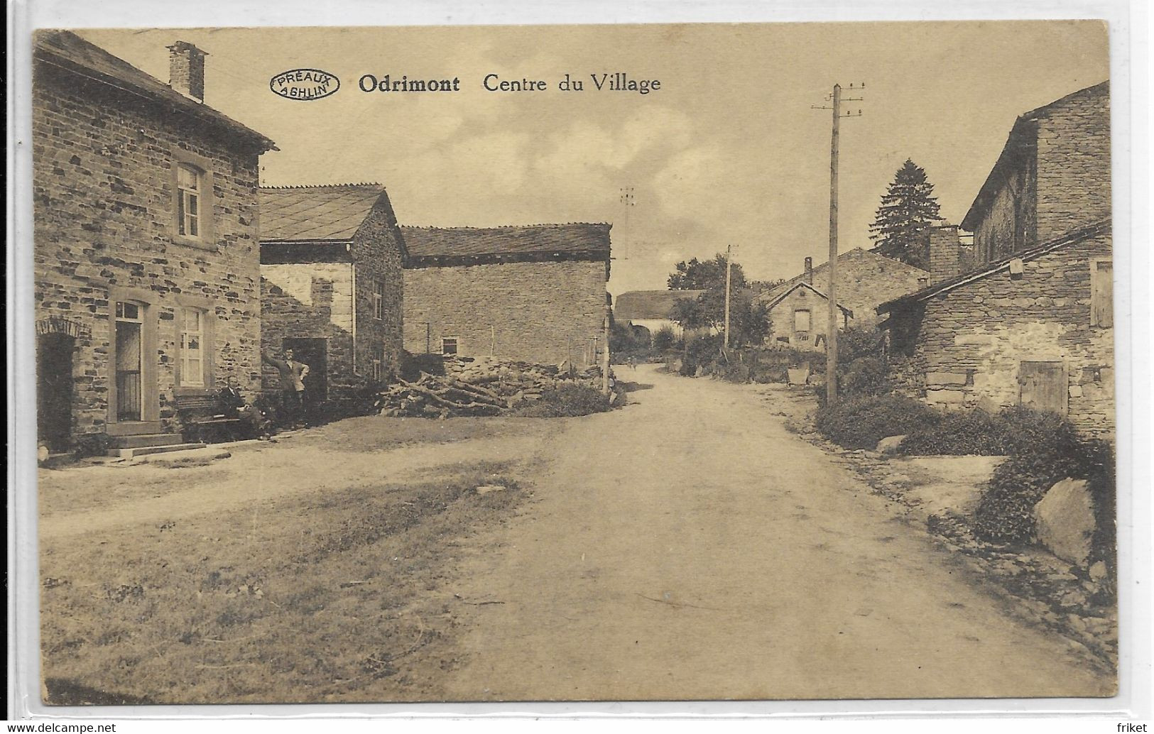 - 2149 -    ODRIMONT  (Lierneux) Centre Du Village - Lierneux