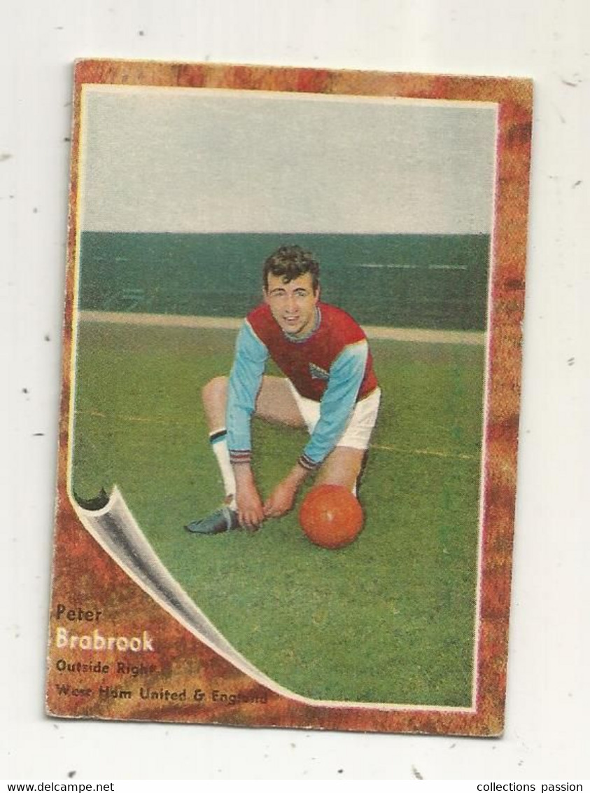 Trading Card , A&BC , England, Chewing Gum, Serie : Make A Photo , Année 60 , N° 23 , PETER BRABROOK , West Ham - Trading Cards