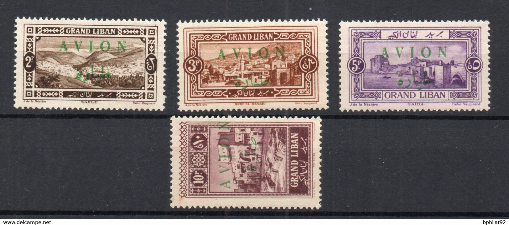 !!! GRAND LIBAN, SERIE PA N°9/12 NEUVE ** - Airmail