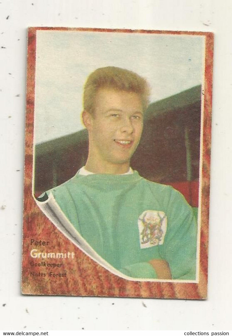 Trading Card , A&BC , England, Chewing Gum, Serie : Make A Photo , Année 60 , N° 17 , PETER GRUMMITT , Notts Forest - Trading Cards