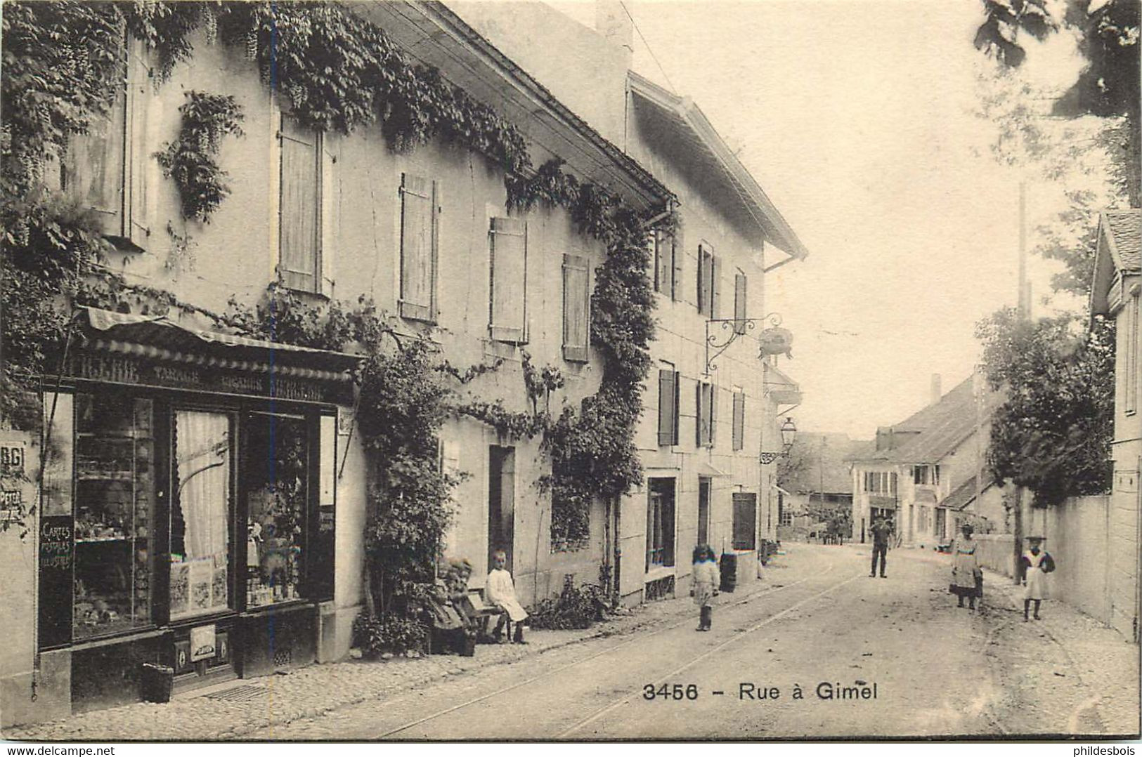 SUISSE  GIMEL Une Rue - Gimel