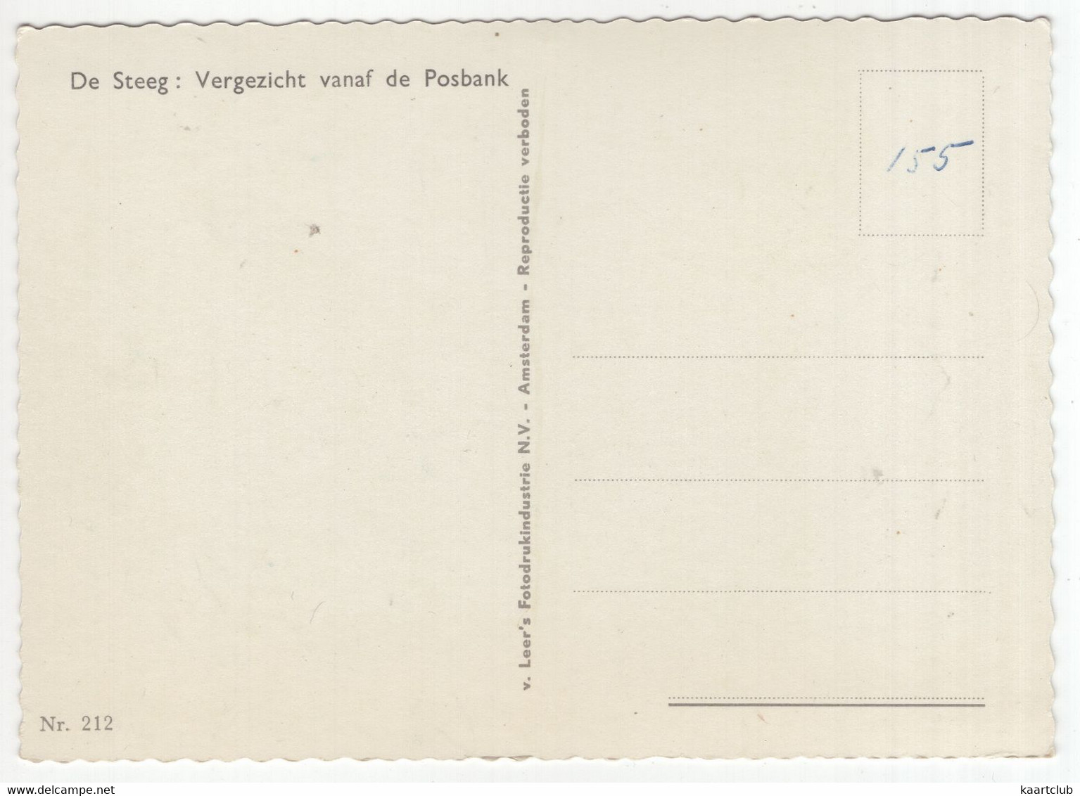 De Steeg : Vergezicht Vanaf De Posbank - (Nederland) - Nr. 212 - (Heide) - Rheden