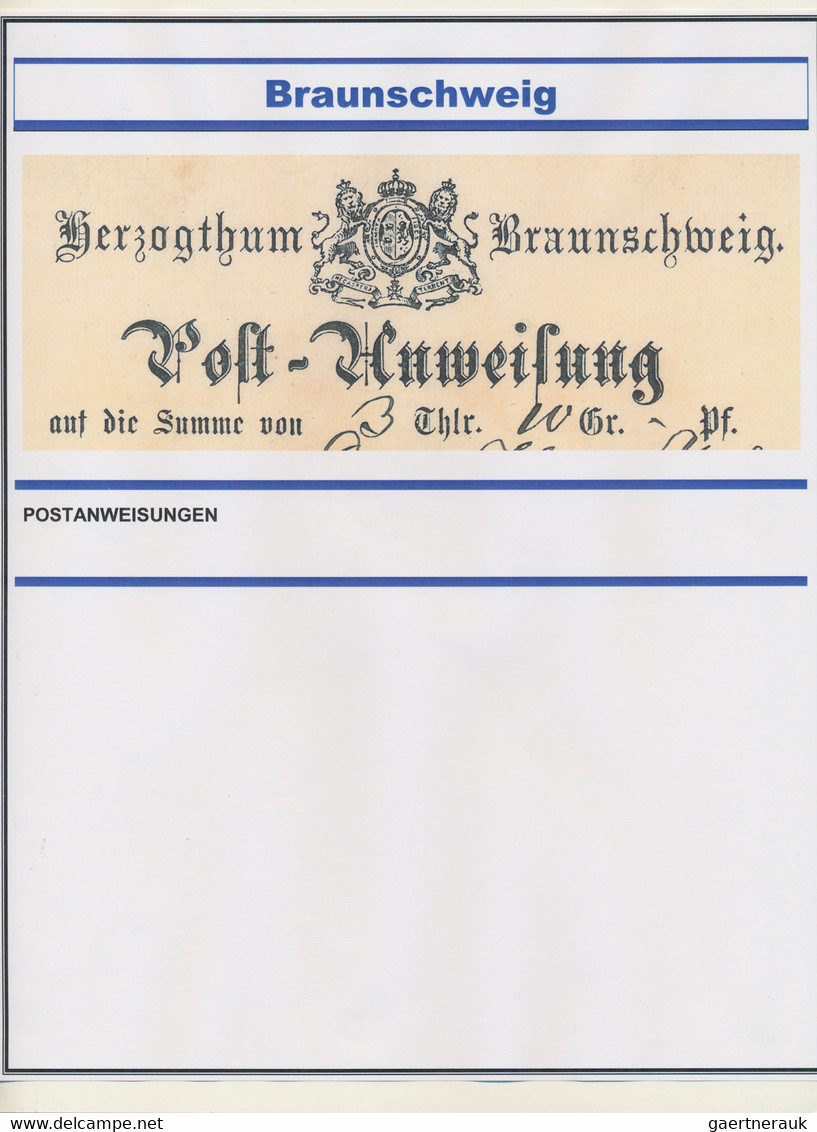 Braunschweig - Marken Und Briefe: Sammlung Meist Gestempelt Auf 7 Albenblättern - U.a. 1(2), 2(2), 3 - Brunswick