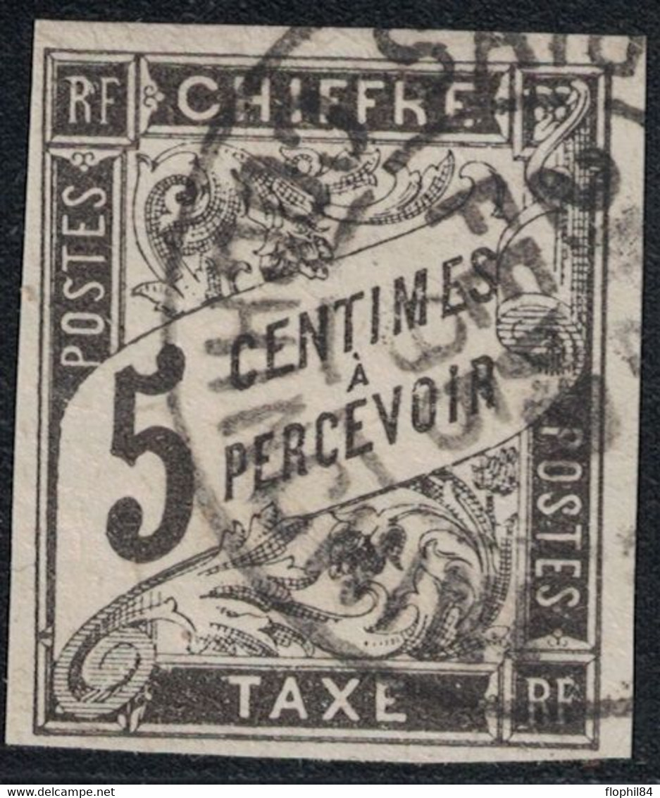 TAXE - N°5 - CACHET A DATE - SAIGON -COCHINCHINE. - Postage Due