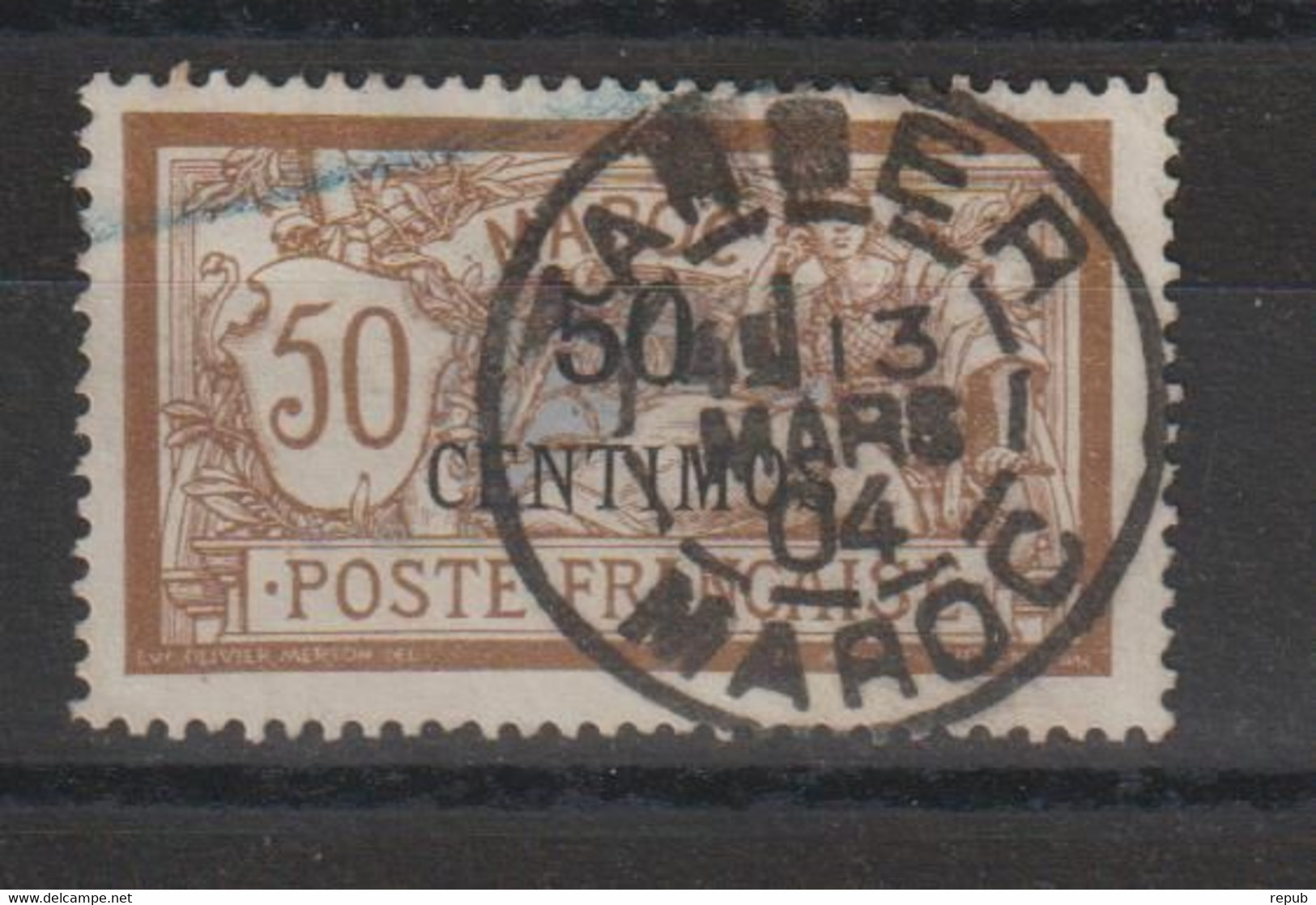 Maroc 1902-1903 Merson Surchargé 15 Oblit. Used - Used Stamps