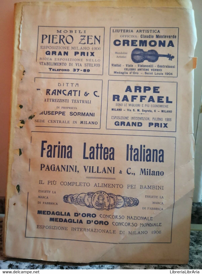 Farina Lattea Italiana Di Paganini E Villani,  1930,  Esp. Internazionale -F - Medicina, Biología, Química