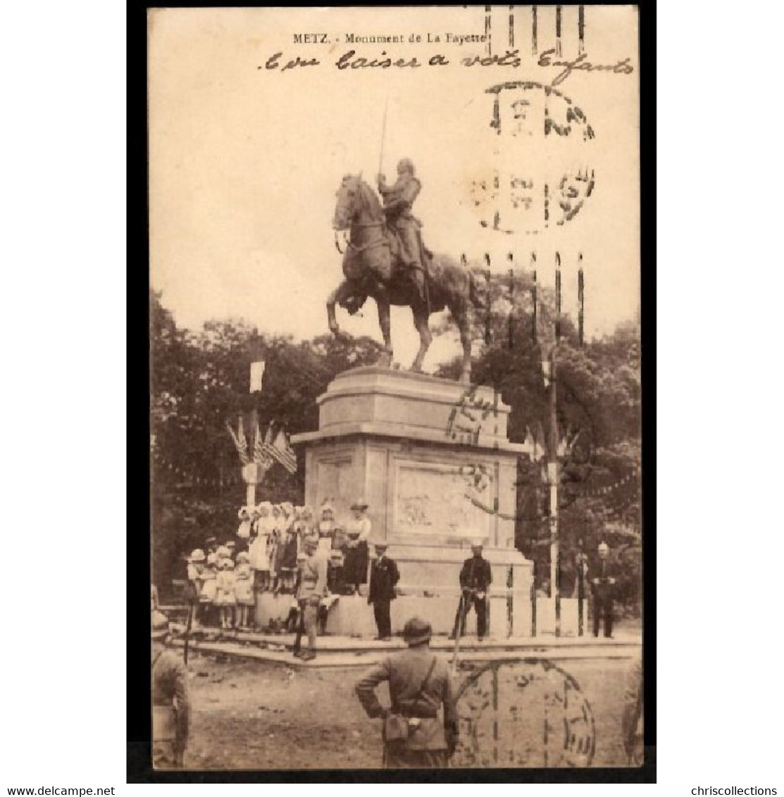 57 - METZ (Moselle) - Monument De La Fayette - Freyming Merlebach