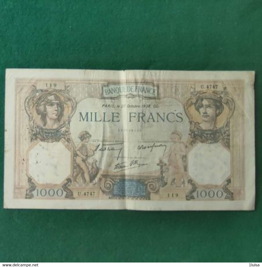 Francia 1000 Francs 1938 - 100 NF 1959-1964 ''Bonaparte''