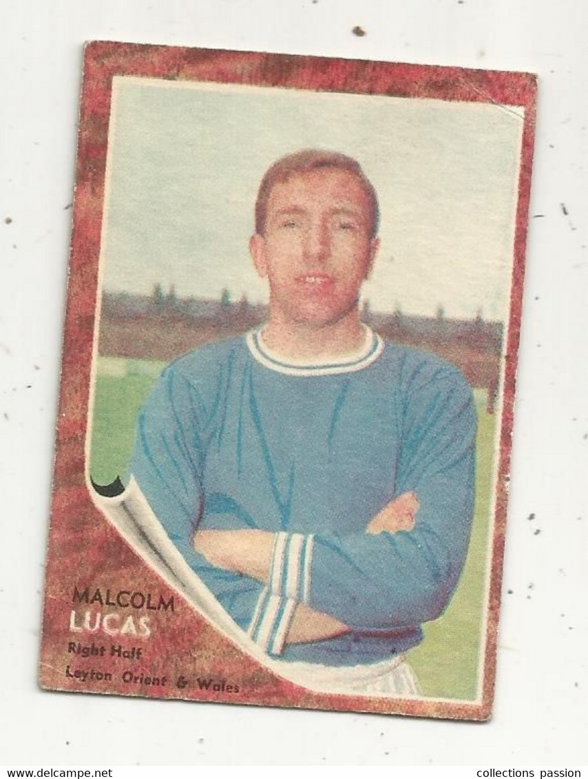 Trading Card , A&BC , England, Chewing Gum, Serie : Make A Photo , Année 60 , N° 74 , MALCOLM LUCAS , Leyton Orient - Trading Cards