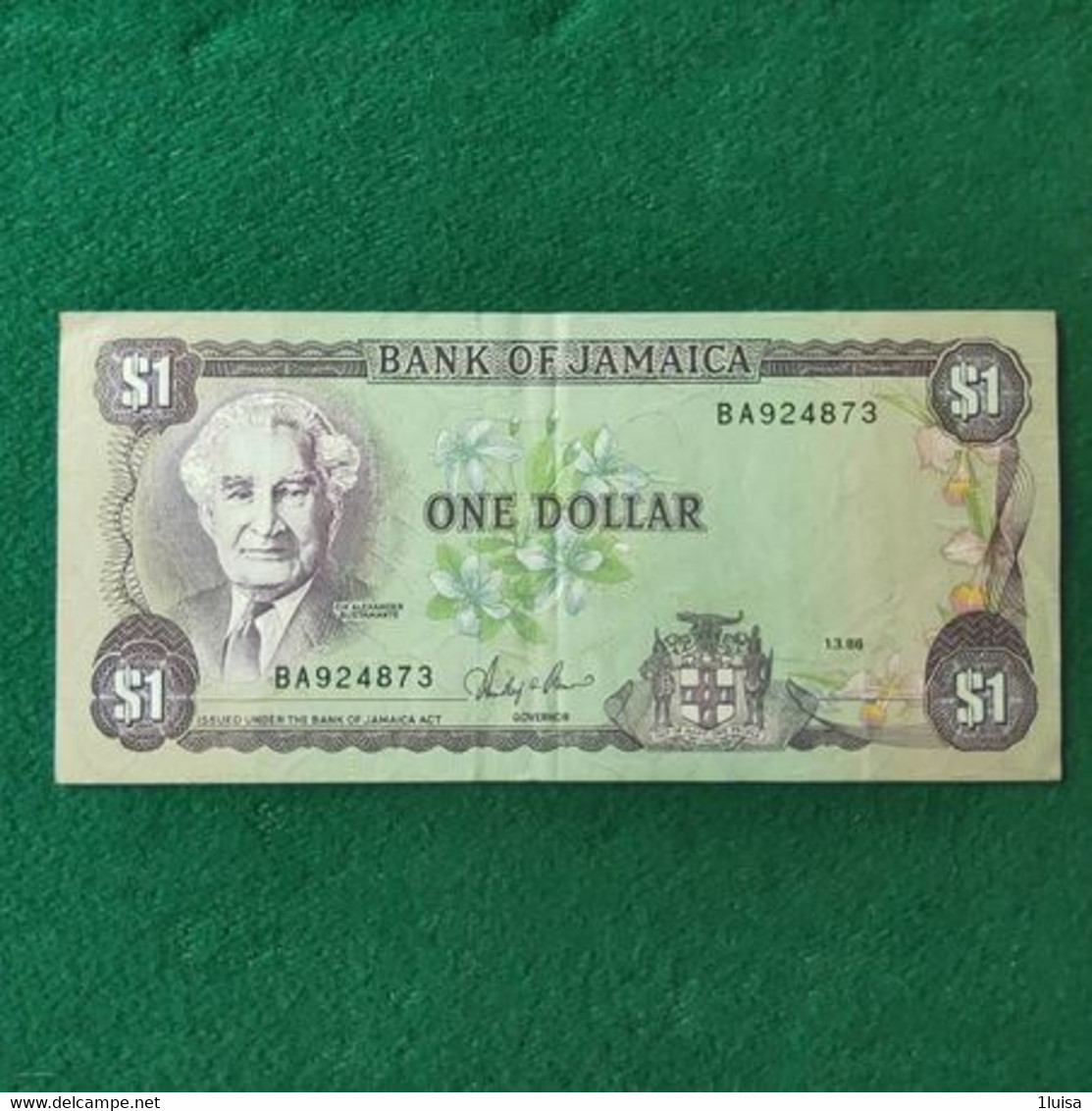 Jamaica 1 Dollars 1986 - Jamaique