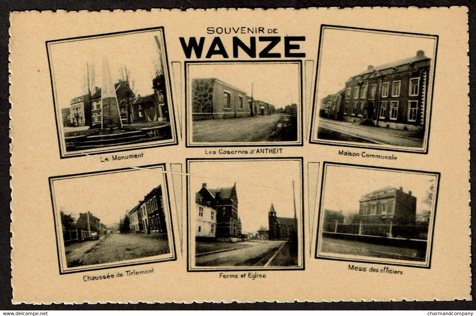 Souvenir De Wanze - Multi-vues - Casernes D'Antheit / Chée De Tirlemont / Mess Des Officiers .. - Voir Scans - Wanze