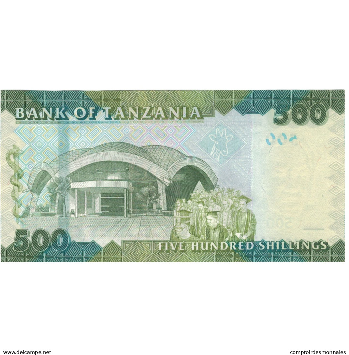 Billet, Tanzania, 500 Shilingi, Undated (2010), KM:40, SPL - Tanzanie