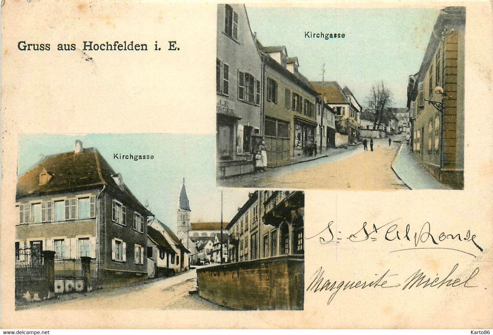 Hochfelden * Souvenir De La Commune * Multivues * Kirchgasse - Hochfelden