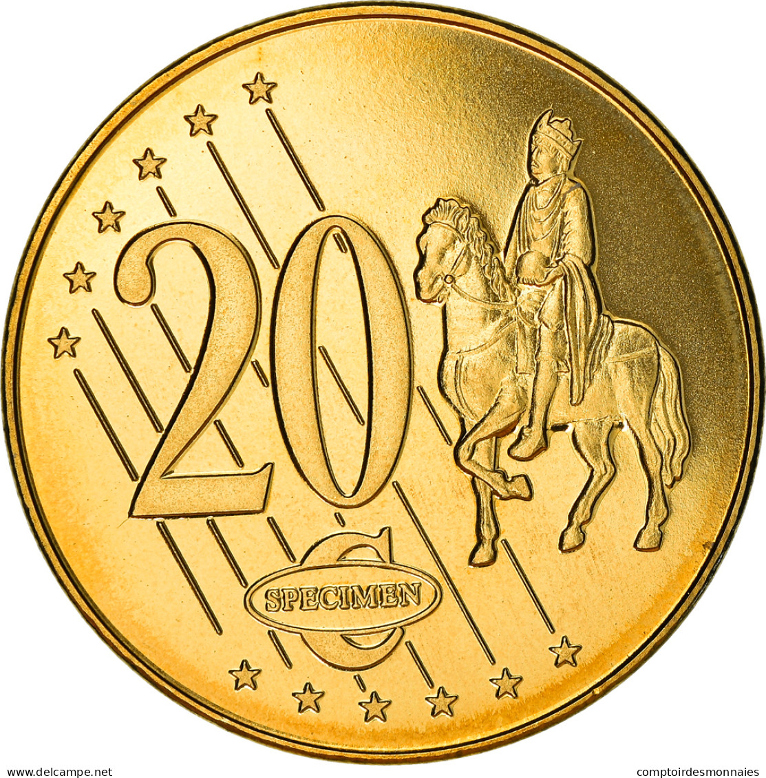 Vatican, 20 Centimes, 2006, Unofficial Private Coin, FDC, Bi-Metallic - Privatentwürfe