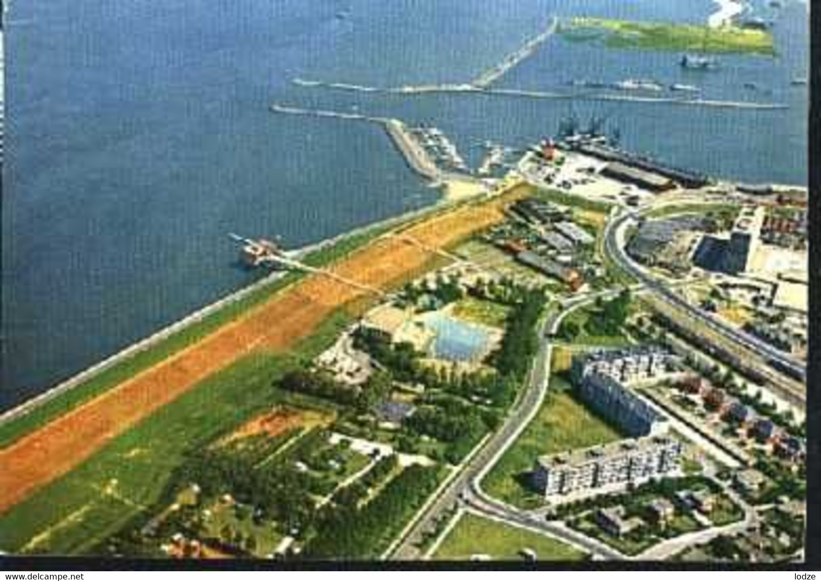 Nederland Holland Pays Bas Delfzijl Luchtfoto Haven Met Boten - Delfzijl