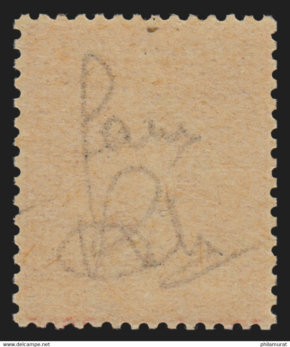 N°199n Faux De Marseille, Semeuse Lignée 50c Rouge, Neuf ** Signé CALVES - TB - Unused Stamps