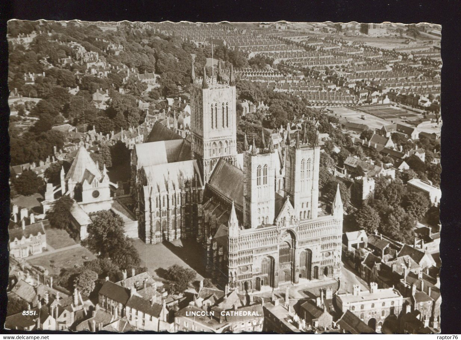 CPM Neuve Royaume Uni LINCOLN Cathedral Air View - Lincoln