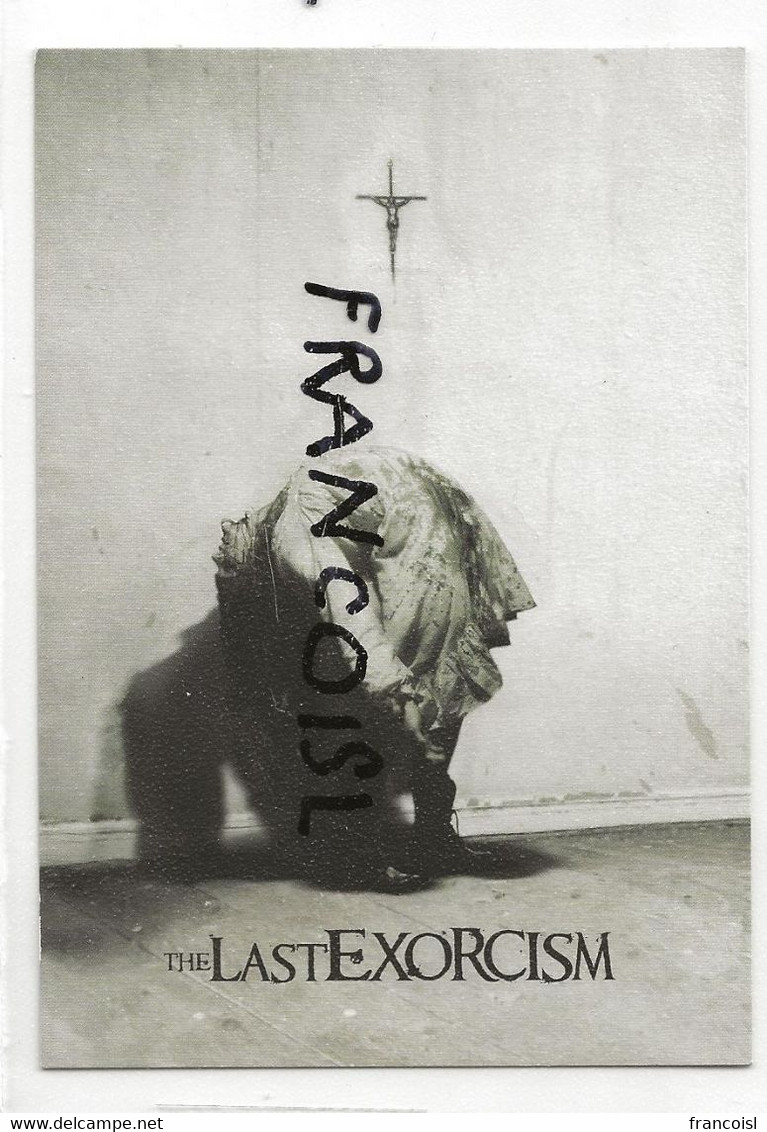 Carte Boomerang. Publicité Pour  Film "The Last Exorcism". 2010 - Other & Unclassified