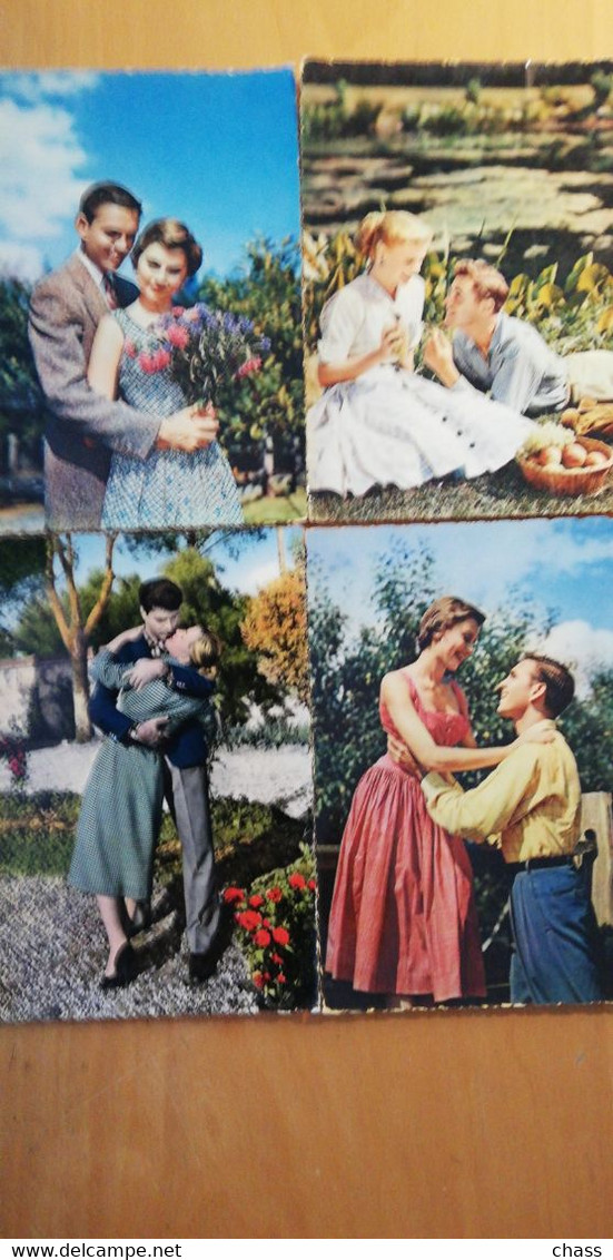 Lot 27 Cpsm(annees 60)couples Romantiques - Couples