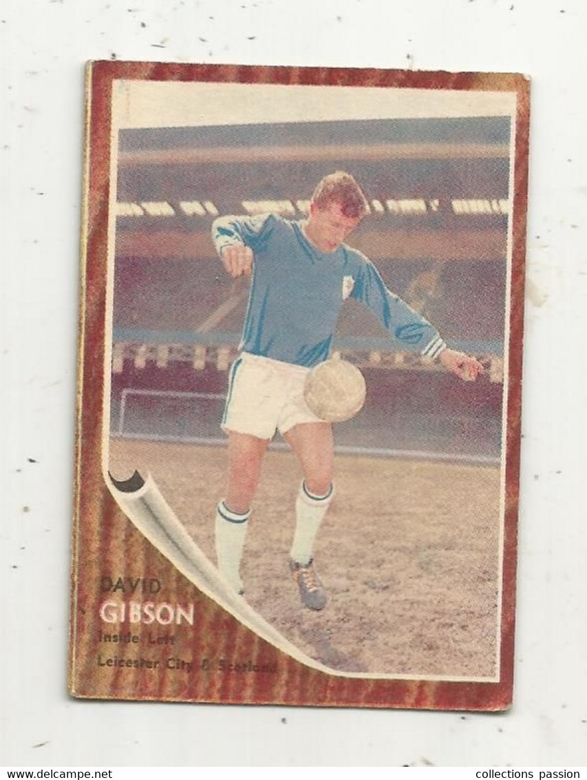 Trading Card , A&BC , England, Chewing Gum, Serie: Make A Photo , Année 60 , N° 73 , DAVID GIBSON, Leicester City - Trading-Karten